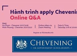 Học Bổng Chevening 2022 Ở Việt Nam Được Không Ạ Ạ Tiếng Anh